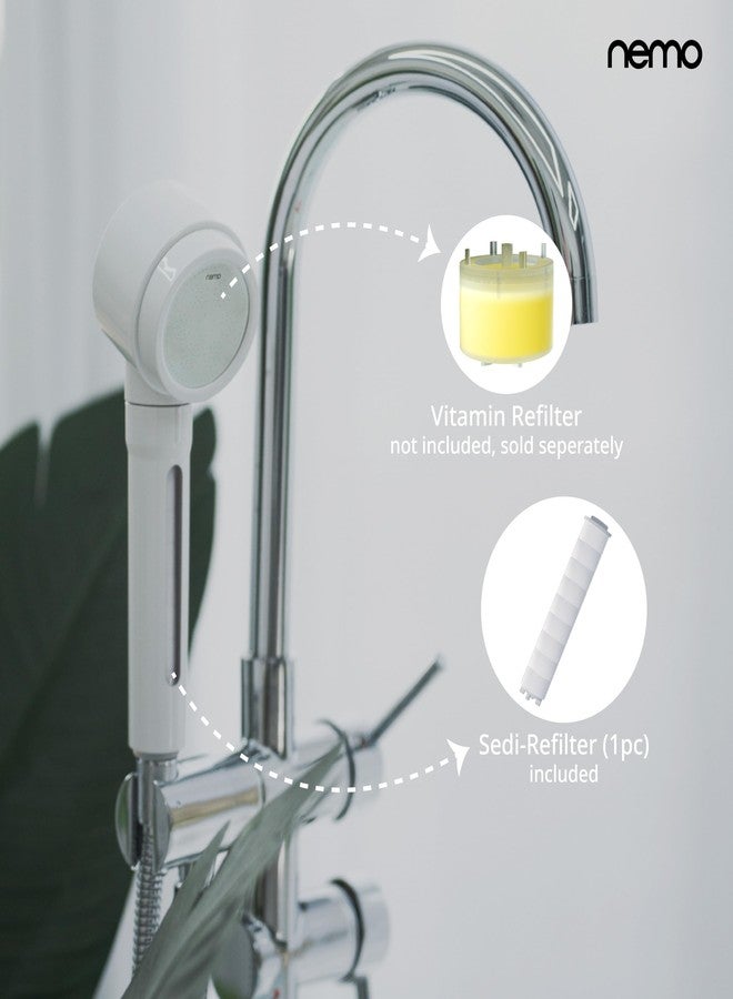 NEMO Vitamin Hand Shower | Made in South Korea | Removes Residual Chlorine, Rust, Dirt, Larvae & Heavy Metals | Melt-Blown Sediment Filter Included | Experience Aroma Therapy with Vita Refilters - Image 4